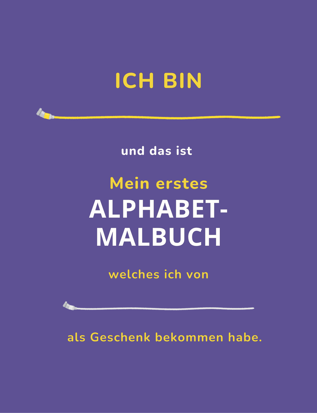 Mein erstes Alphabet-Malbuch - Buchstaben spielerisch lernen mit 31 Belohnungsgutscheinen